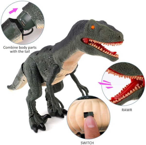 Electric Dinosaur Simulation Walking Animal Remote Control Toy - Image 4