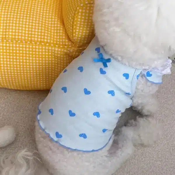 Pet Dog Vest Suspenders Summer Thin Dog Clothes for Small Dogs Kitten Puppy Apparel Chihuahua Bulldog Bichon Girls Dog Costume 4