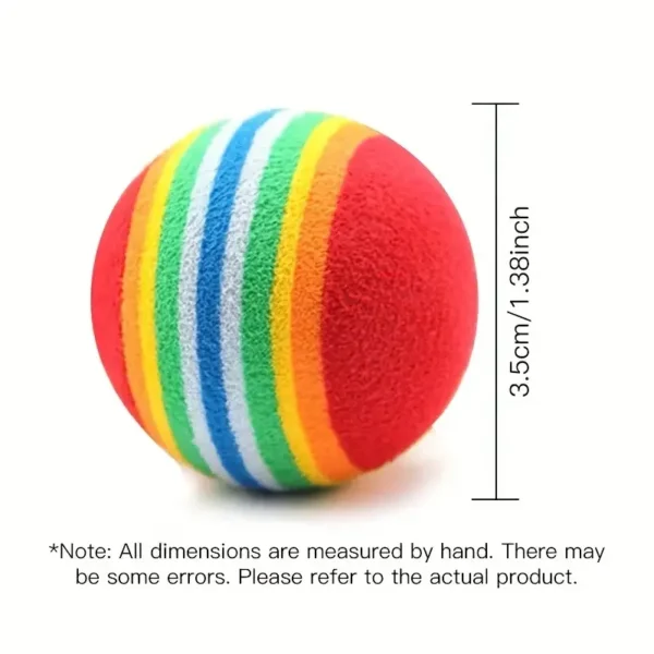 Cat Toy Balls Interactive for Indoor Cats Best Kitten Favorite Gift Soft Foam Ball Chase Quiet Playing Cats Stuff Supplie 6