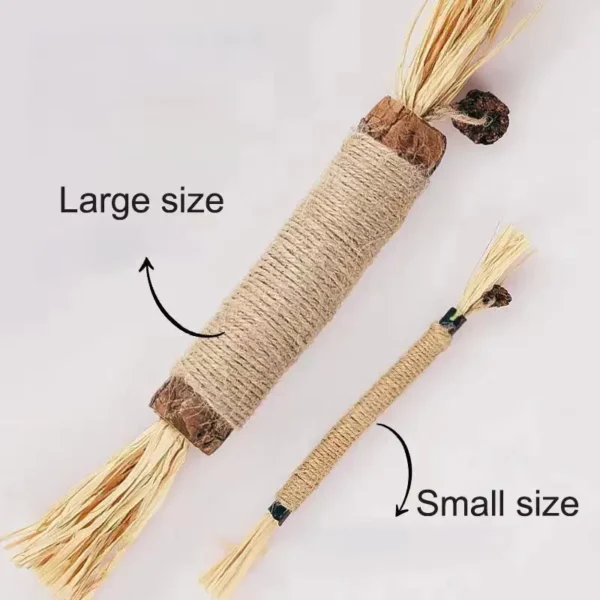 Catnip Cat Toys Natural Matatabi Pet Cat Snacks Stick Cleans Tooth Removers Hair to Promote Digestion Silvervine Kitten Chew Toy 3