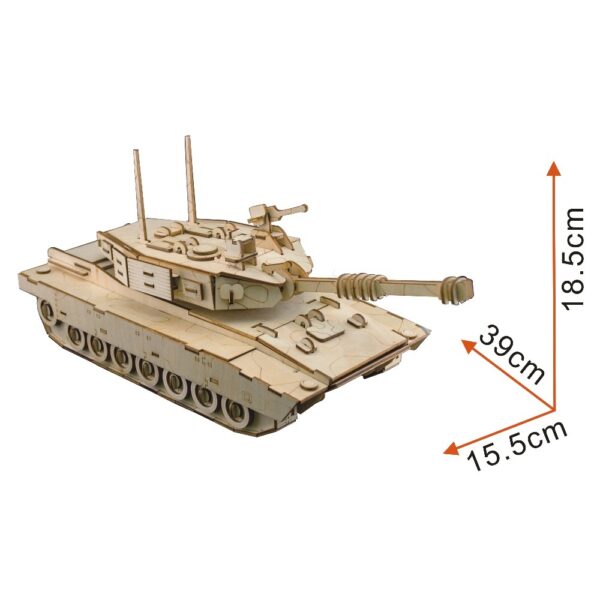 M1 main battle tank laser stereo puzzle - Image 5