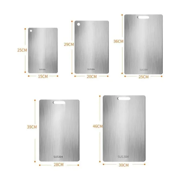 Thickened Stainless Steel Cutting Board Antibacterial and Mildew-proof Household Cutting Board Kitchen Kneading Dough Board 5