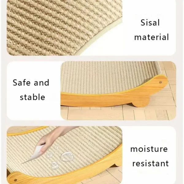 Cat Scratching Pads Cat Scratch Board Detachable Wear-resistant Multifuction Cats Sleeping Bed Kitten Grinding Cat Toys 5