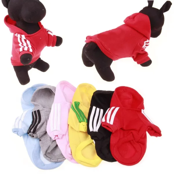 Pet Sports Apparel Spring Autumn Dog Hoodies for Small Medium Dogs, Chihuahua Yorkies Clothes Puppy Sweatshirt 2