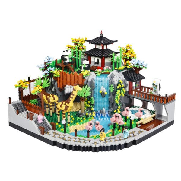 Building Series 822 Zoo Adult Assembled Building Ornaments Building Blocks - Image 5