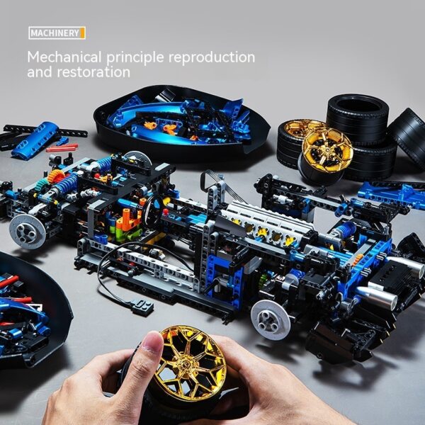 High Difficulty Building Block Toy Car - Image 3