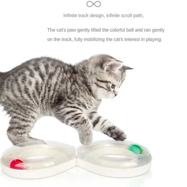 Household Cat Toy Turntable Cat Teasing Set Small Cat Tunnel Sports Stick Supplies Practice Focus Meet Nature Pet  turntable 6