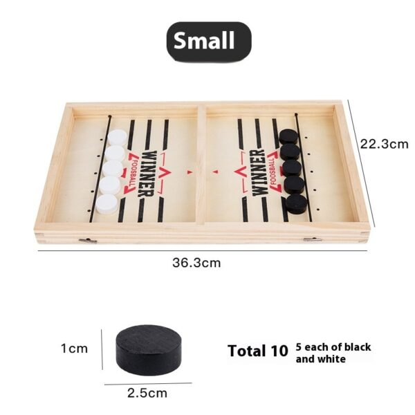 Double Catapult Parent-child Interactive Collision Chess Ice Hockey Battle Desktop Game - Image 7