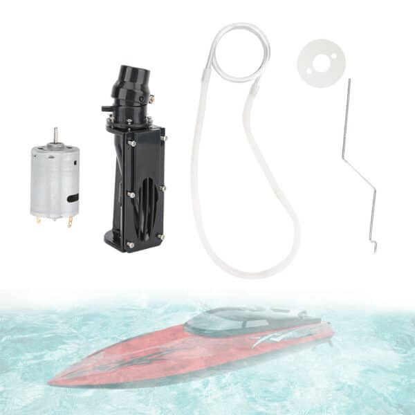 380 Motor Water Jet Pump Spray Propeller Remote Control RC Boat Accessories PartsBlack - Image 7