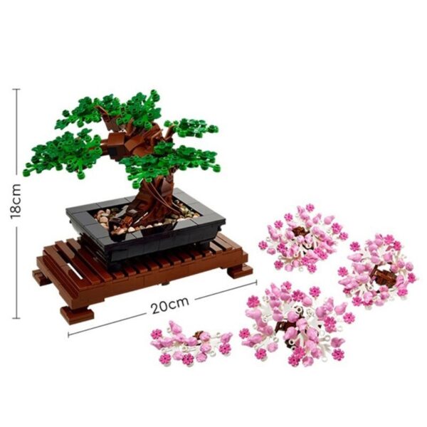 Welcome Pine Bonsai Building Block Assembly Toy - Image 7