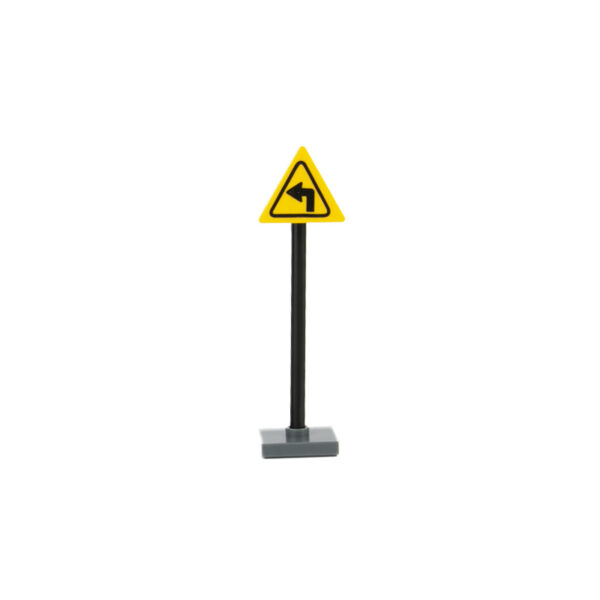 City Street View Traffic Light Signpost Accessories Small Particle Building Block Toys - Image 4