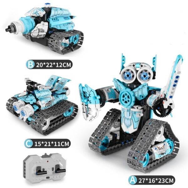 Children's Programming Robot Building Blocks Mechanical Dog Assembled Remote Control Toys - Image 6