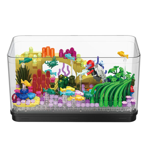 Light Fish Tank Building Blocks Decorative Ornaments - Image 7