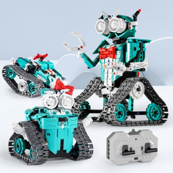 Children's Programming Robot Building Blocks Mechanical Dog Assembled Remote Control Toys - Image 9