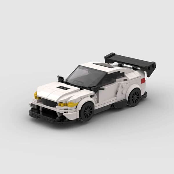 Running Car Building Block Small Particle MOC Puzzle Technology DIY Toy