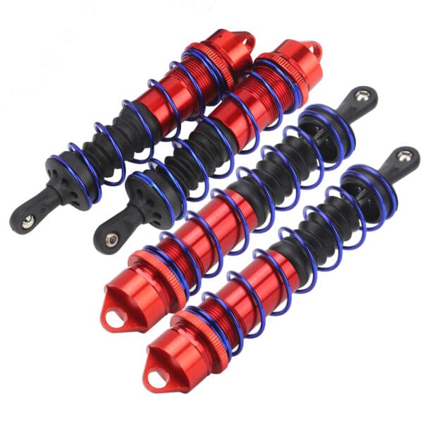 Aluminum 120mm Front 140mm Rear Metal Shock Absorber Damper Set for 1/8 RC Car Spare PartsRed - Image 8