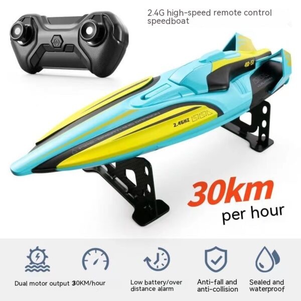 Remote-control Ship Wireless Electric Long Endurance High Speed 24g Speedboat Water Boat Model - Image 2