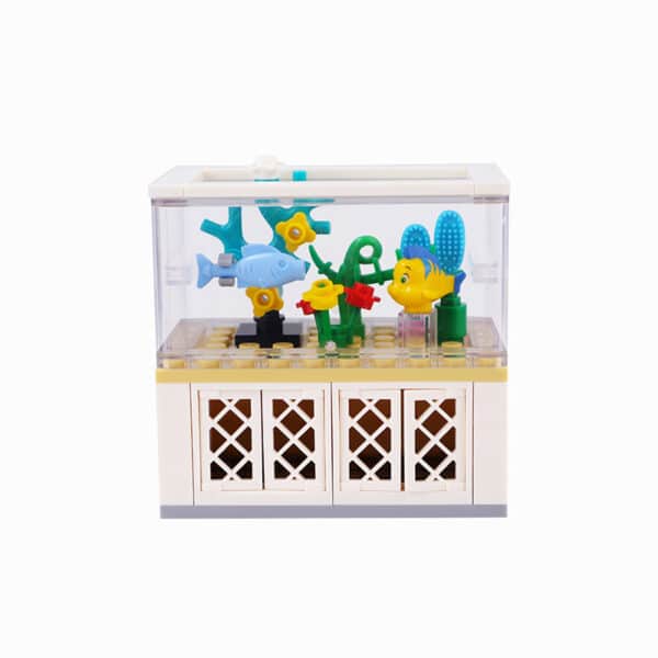Small Particle Building Blocks Creative Small Scene Fish Tank Pet Box Small Living Room Home Interior Decoration Toy Ornaments - Image 9