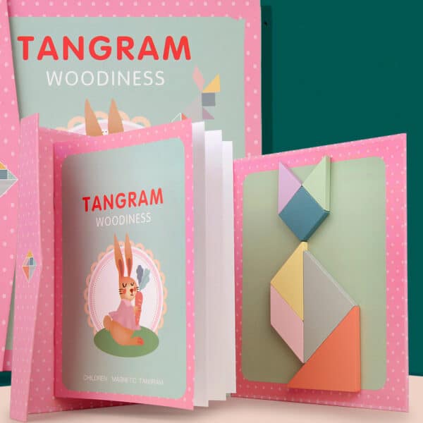 Magnetic tangram puzzle intellectual toy for children - Image 7