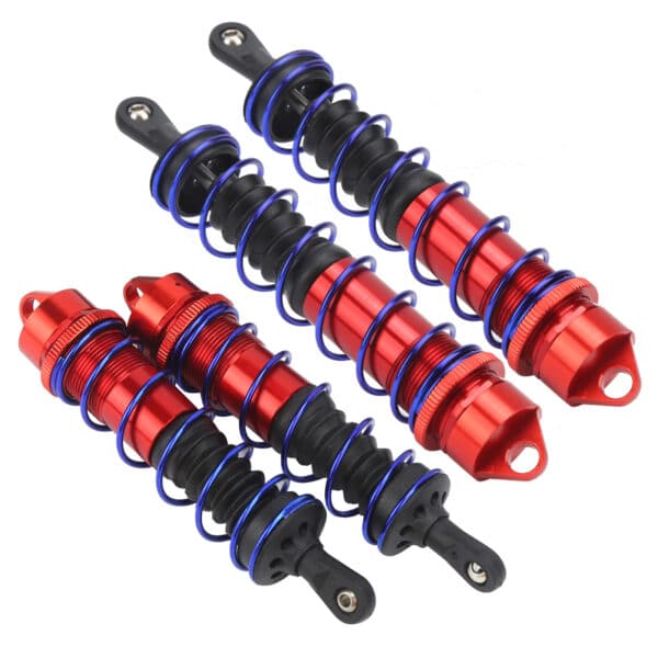 Aluminum 120mm Front 140mm Rear Metal Shock Absorber Damper Set for 1/8 RC Car Spare PartsRed - Image 10