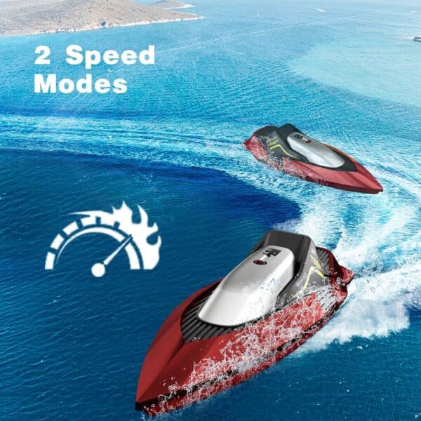 4DRC S5 Fast RC Boat For Pools And Lakes, 2.4 GHz 20- MPH Racing Boats For Kids - Image 3