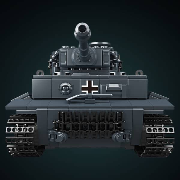 Tiger Tank Model Electric Remote Control Children's Puzzle DIY Assembled Building Block Toys - Image 3