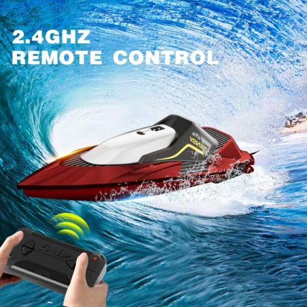 4DRC S5 Fast RC Boat For Pools And Lakes, 2.4 GHz 20- MPH Racing Boats For Kids - Image 10