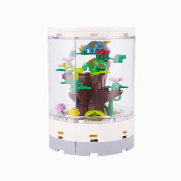 Small Particle Building Blocks Creative Small Scene Fish Tank Pet Box Small Living Room Home Interior Decoration Toy Ornaments - Image 2