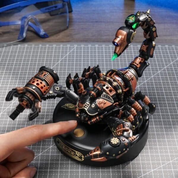 ROBOTIME ROKR 3D Metal Puzzles Emperor Scorpion For Adults To Build, Gift For Teen Adults 123 Pcs MI04 - Image 3
