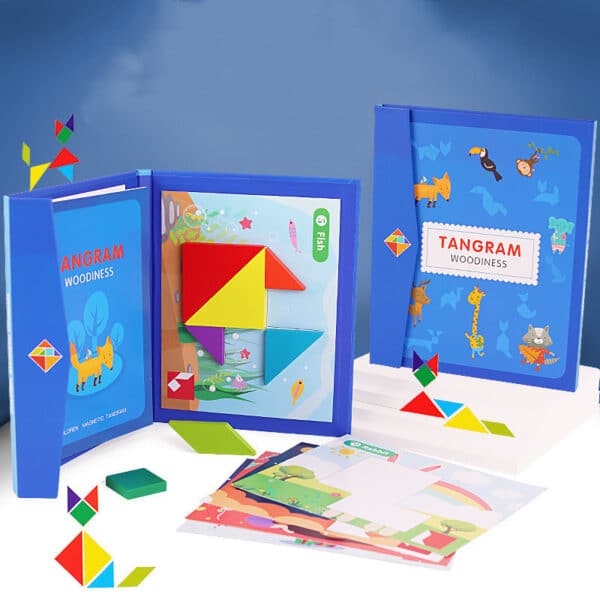 Magnetic tangram puzzle intellectual toy for children - Image 8