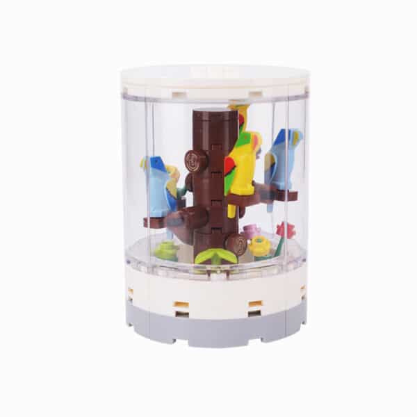 Small Particle Building Blocks Creative Small Scene Fish Tank Pet Box Small Living Room Home Interior Decoration Toy Ornaments - Image 4