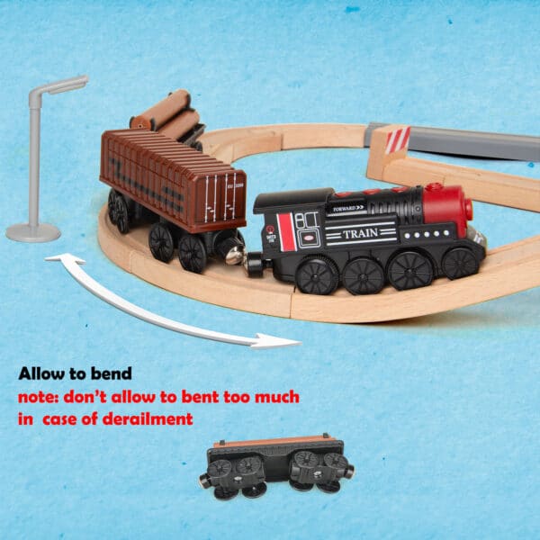 Eight-wheel Train Track Electric Small Train Toy