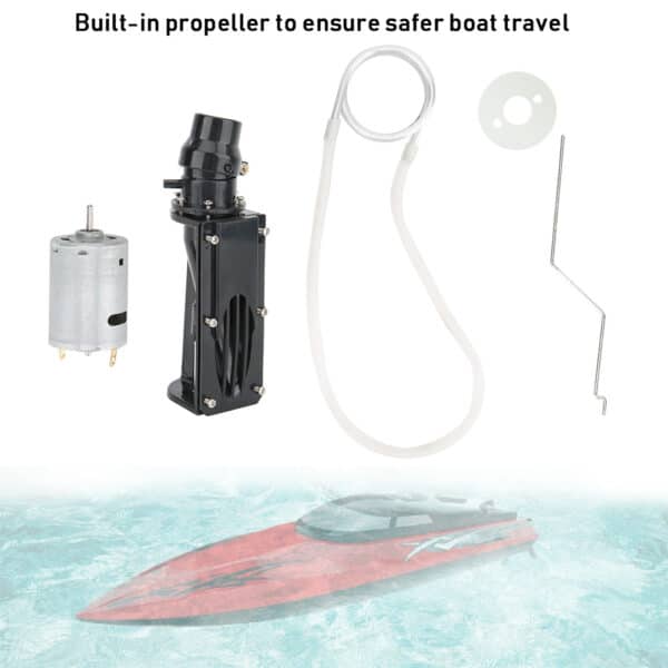 380 Motor Water Jet Pump Spray Propeller Remote Control RC Boat Accessories PartsBlack - Image 9