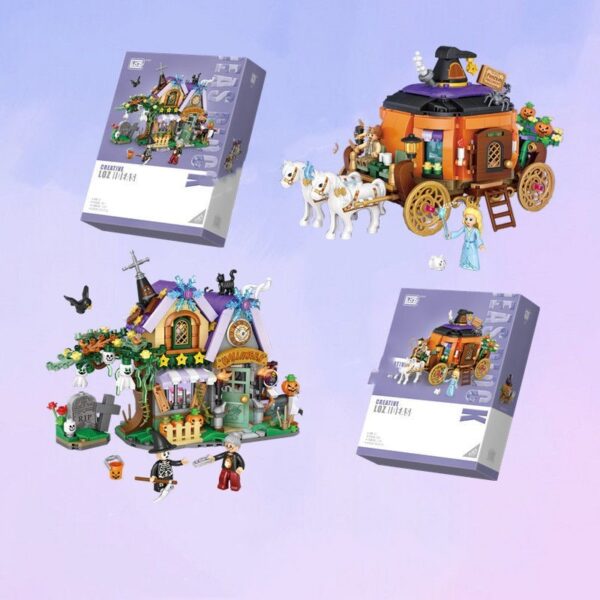 Mini Particle Building Blocks Halloween Toys - Image 7