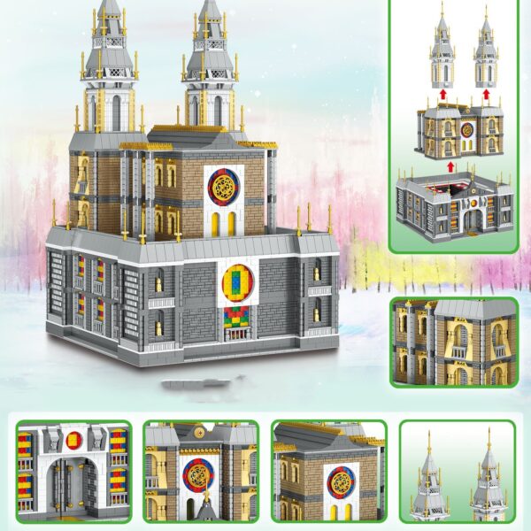 New Saint Hetang Castle Model High Difficulty Toy - Image 2