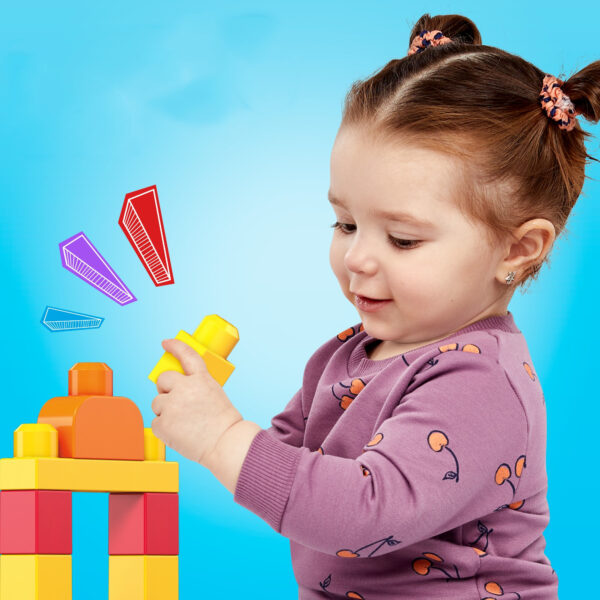 Large Particle Building Blocks Alphabet Train Learning Baby - Image 5