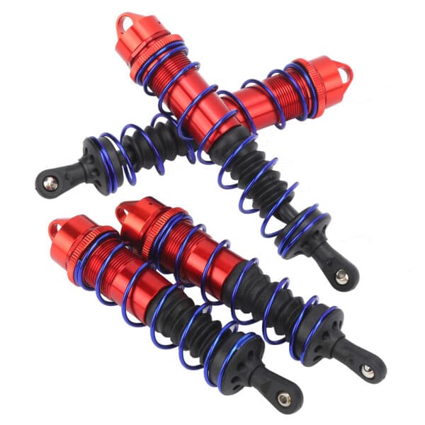 Aluminum 120mm Front 140mm Rear Metal Shock Absorber Damper Set for 1/8 RC Car Spare PartsRed - Image 5