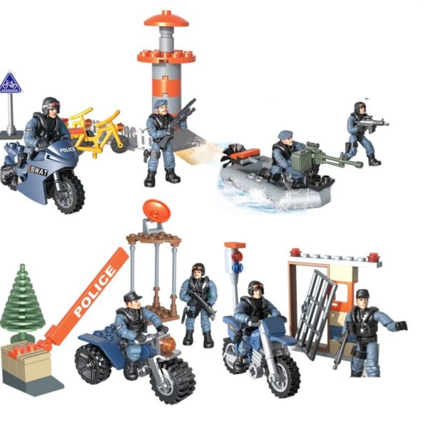 Assembling Joint Movable Soldier Puzzle Military Model Building Blocks Small Doll Foreign Trade Toys - Image 4