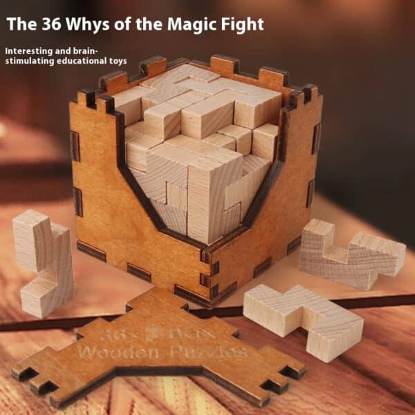 Magic Dou Assembly Building Blocks Kongming Lock