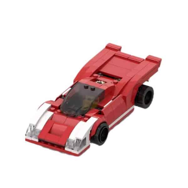 Domestic Building Blocks Suit Racing Car Model - Image 5
