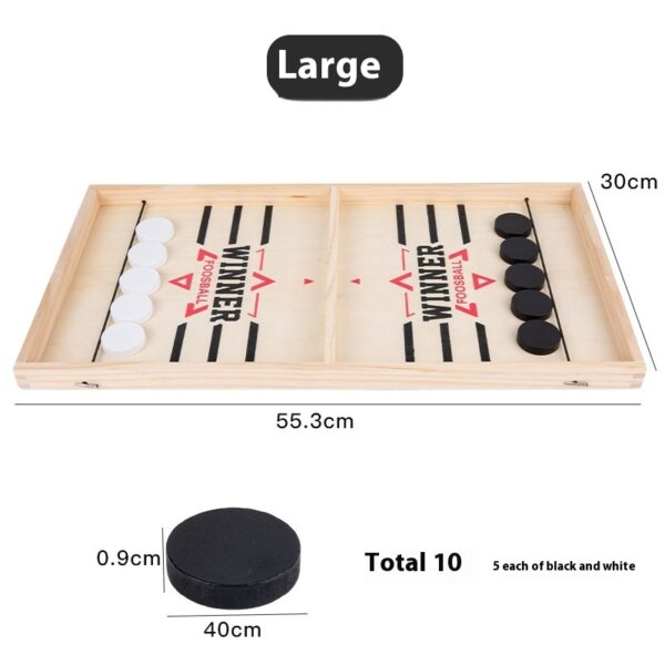 Double Catapult Parent-child Interactive Collision Chess Ice Hockey Battle Desktop Game - Image 6