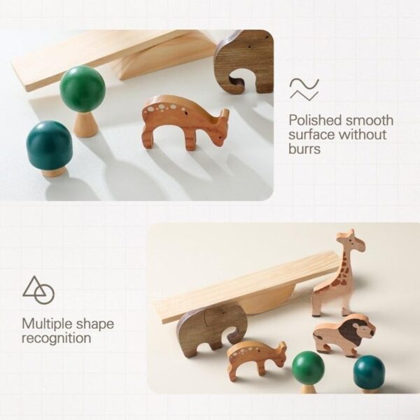 Wooden Forest Animal Balance Seesaw - Image 7