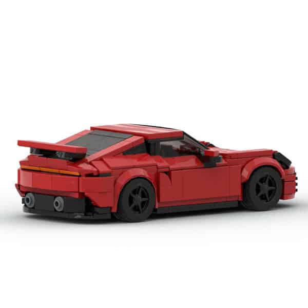 Small Particles Suit  Turbo Speed 8 Grid Building Blocks Racing Car - Image 4
