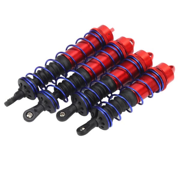 Aluminum 120mm Front 140mm Rear Metal Shock Absorber Damper Set for 1/8 RC Car Spare PartsRed - Image 4