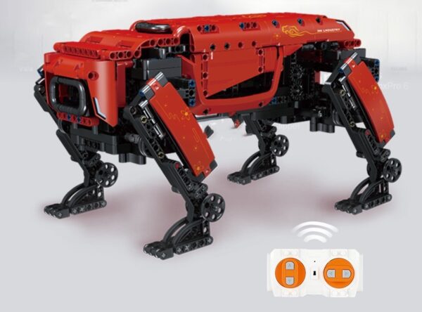 Children's Programming Robot Building Blocks Mechanical Dog Assembled Remote Control Toys - Image 4