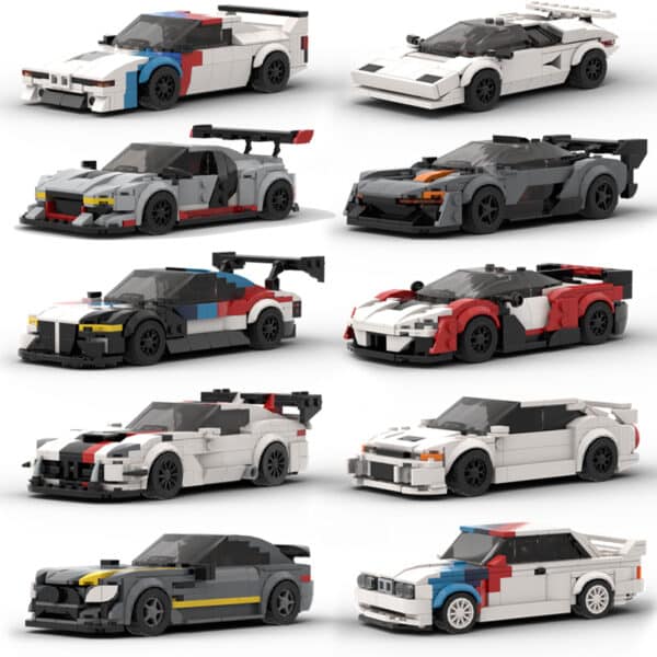 MOC Building Block Series 8 Grid Car - Image 3