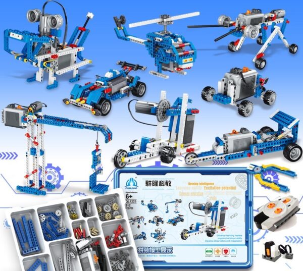 Children's Programmable Robot Set Science Educational Puzzle Building Blocks - Image 4