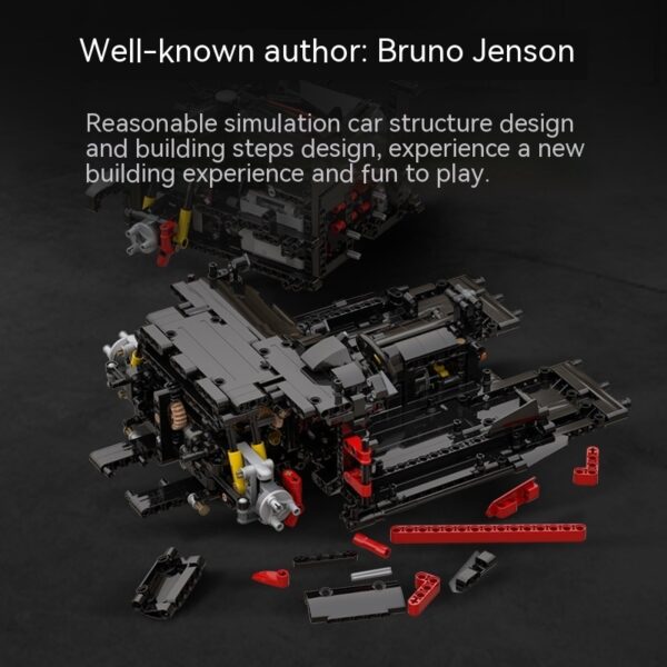 Building Blocks Sports Car Assembled Remote Control Toys - Image 4