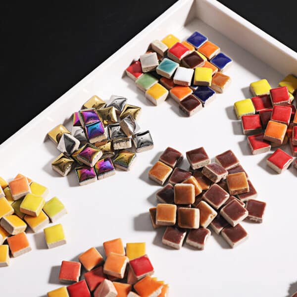 1cm Ceramic Mixed Color Mosaic Handmade Diy Material - Image 2