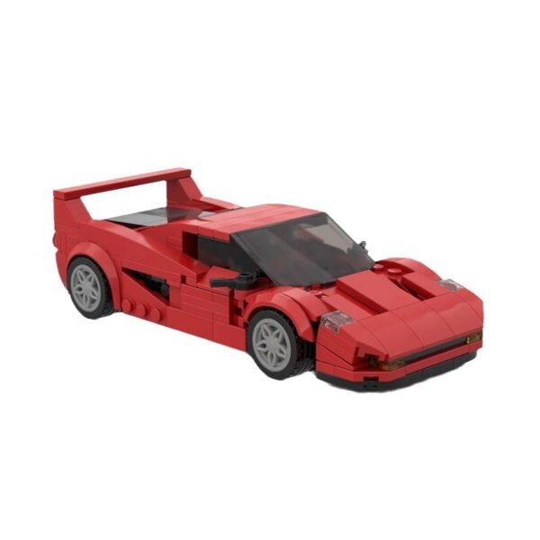 Domestic Building Blocks Creative Classic Speed8 Grid Series Sports Car - Image 2